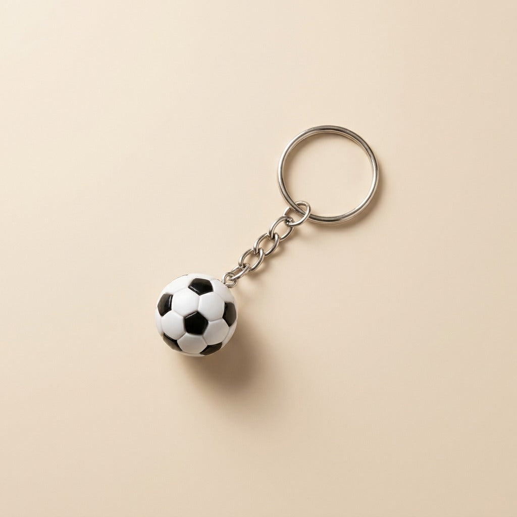 Mini 3D Sports Ball Keychains – Realistic  football & Basketball Keyrings