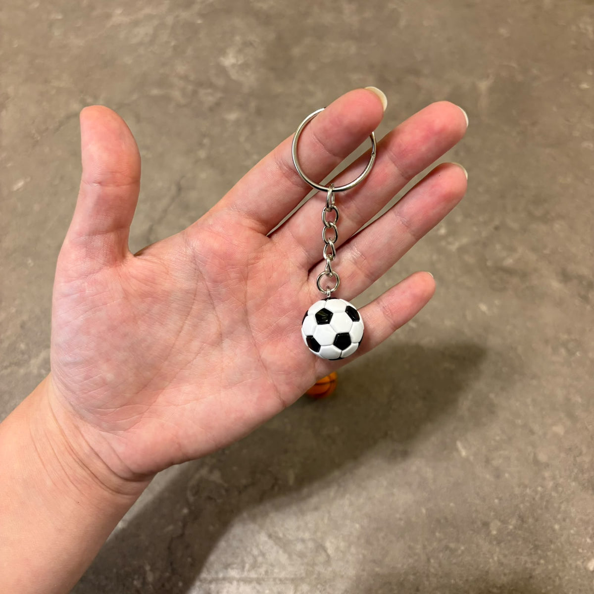 Mini 3D Sports Ball Keychains – Realistic  football & Basketball Keyrings