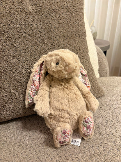 Floral Bunny plush - Biege - 30 cm