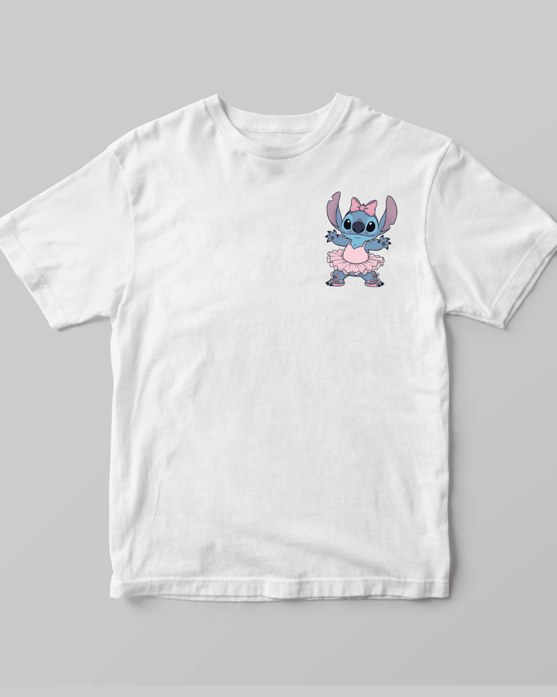 Ballerina Stitch tshirt Kids Sizes | Pinky Promise