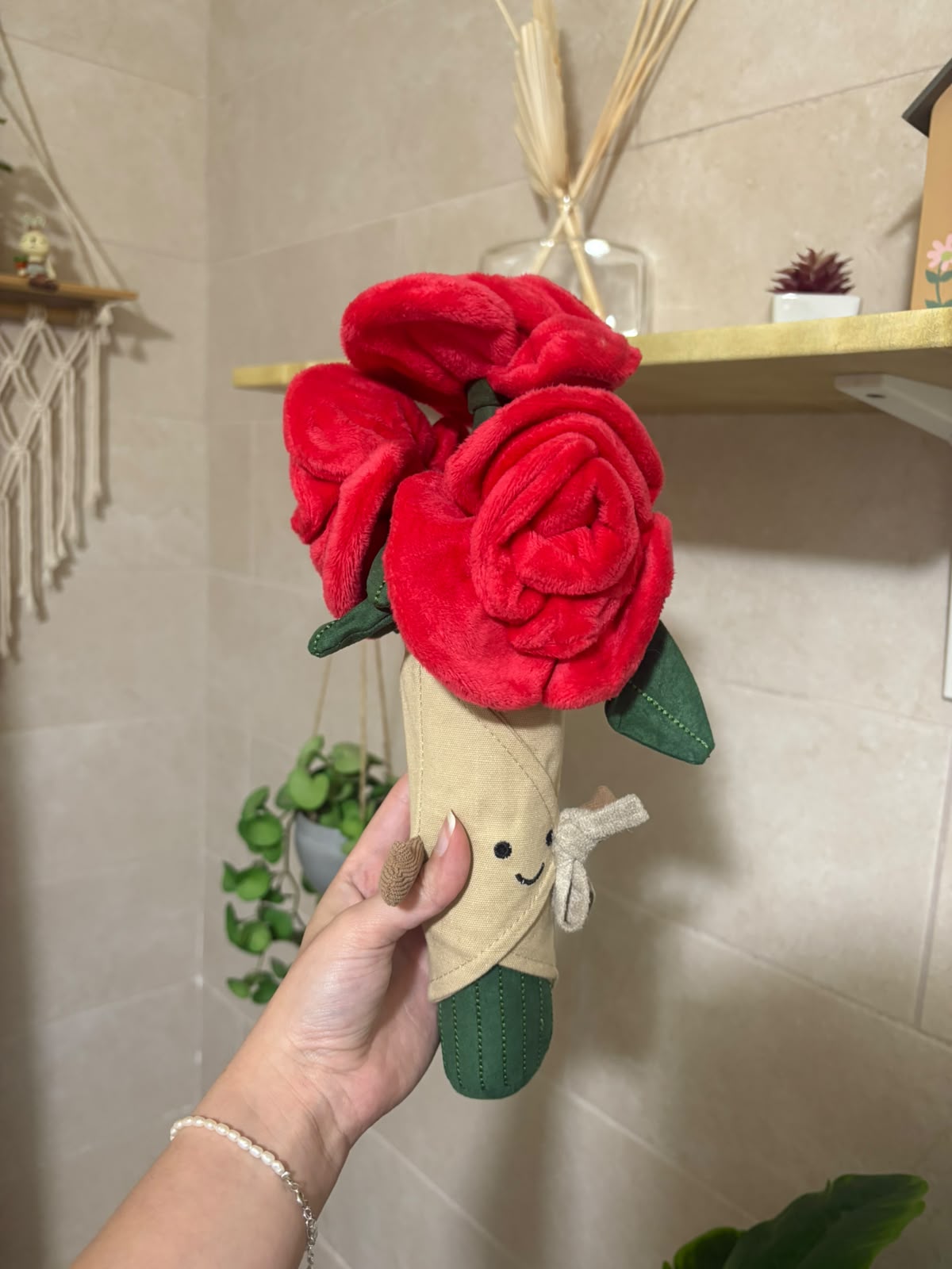 Flower bouquet plush - 30 cm