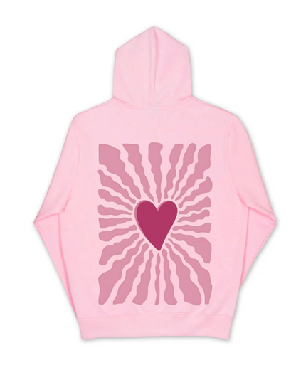 Heart hoodie - Back print