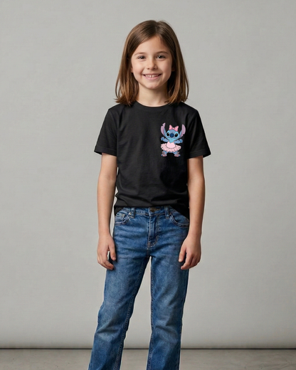 Ballerina Stitch tshirt Kids Sizes