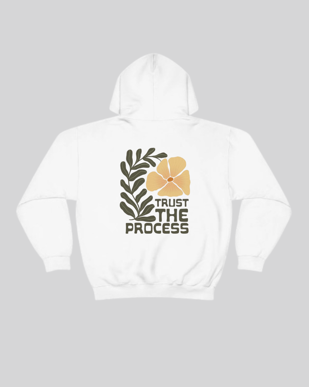 Floral hoodie - Back print