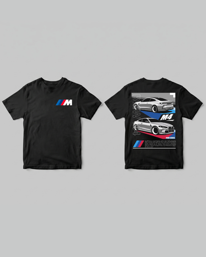 BMW M4 T-shirt - Front and back