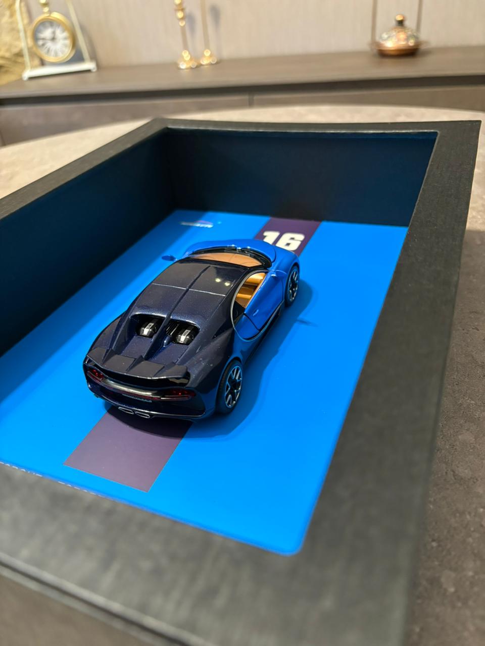 Blue Bugatti Veyron 3D Frame  – 32cm x 23cm | Pinky Promise