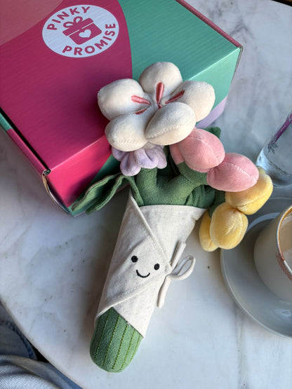 Flower bouquet plush - 30 cm