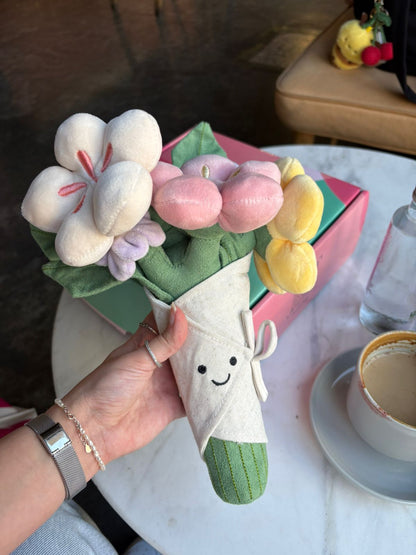 Flower bouquet plush - 30 cm