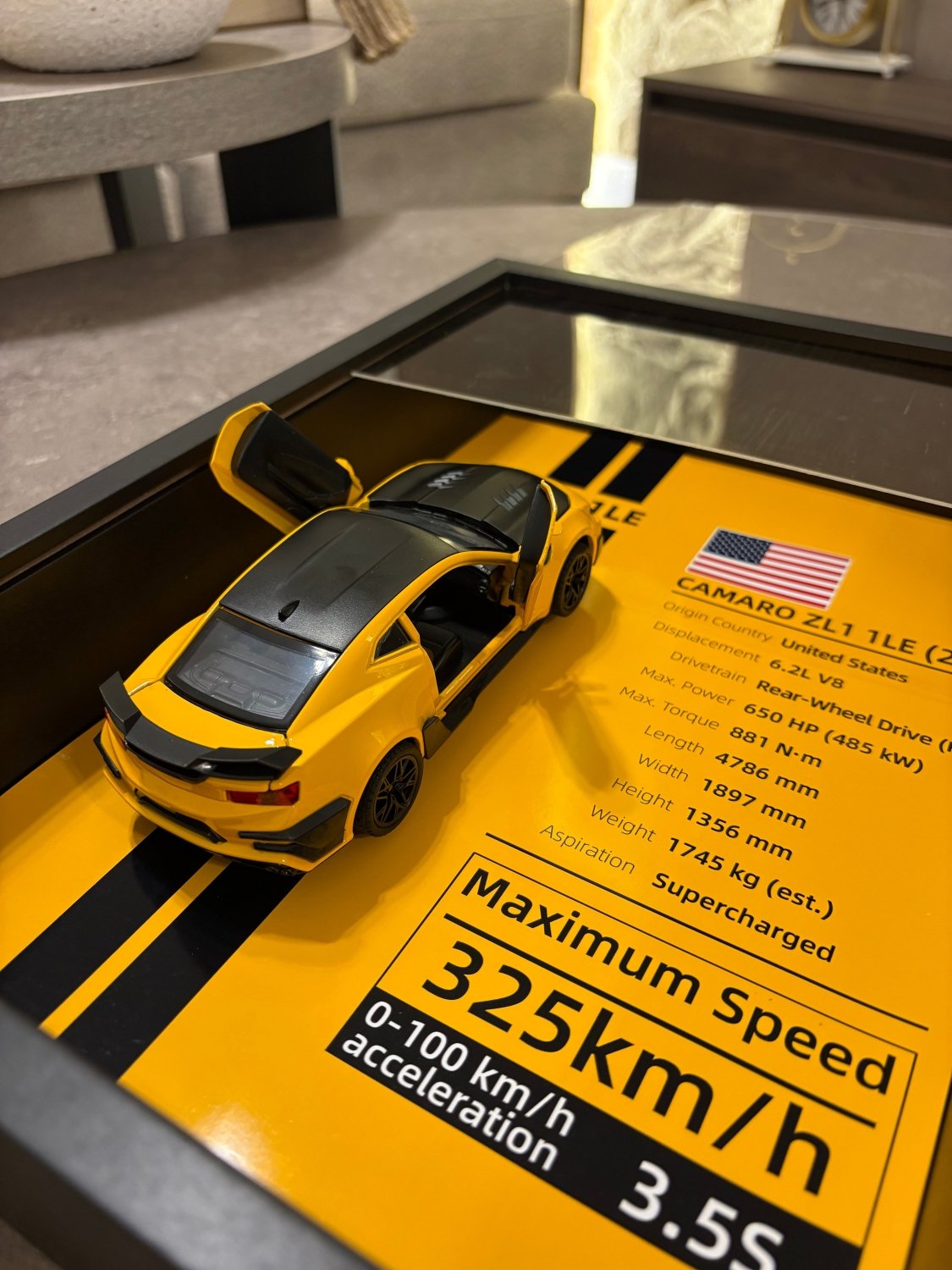 Chevrolet Camaro ZL1 1LE – 3D Diecast Wall Art Display - 32cm x 23cm - Photo 11 | Pinky Promise