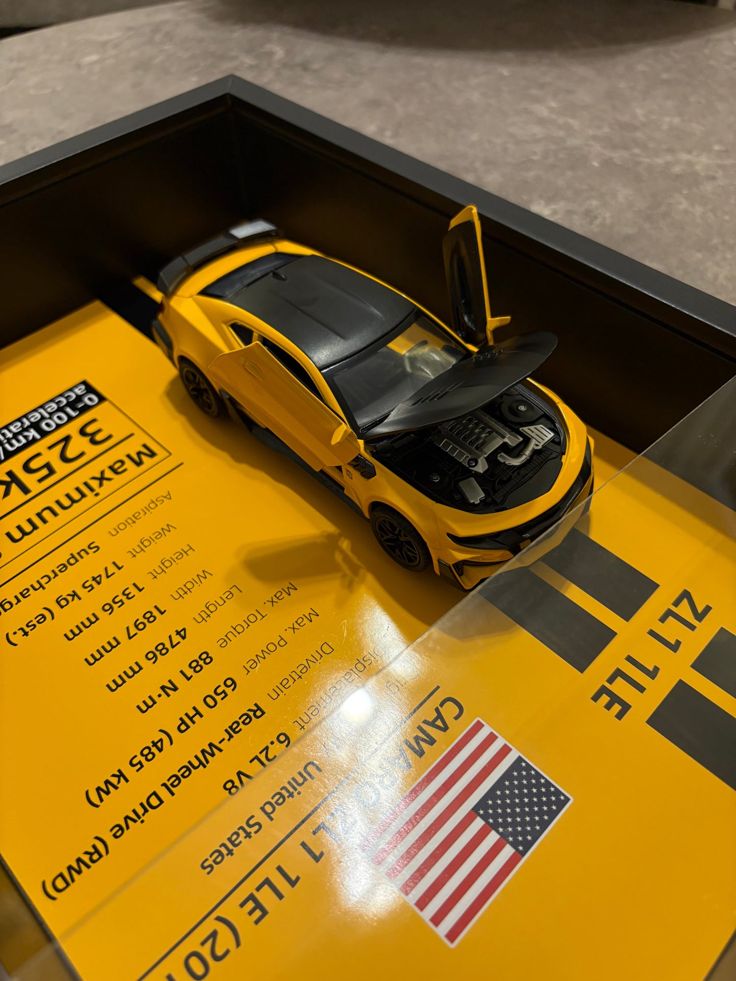 Chevrolet Camaro ZL1 1LE – 3D Diecast Wall Art Display - 32cm x 23cm - Photo 13 | Pinky Promise
