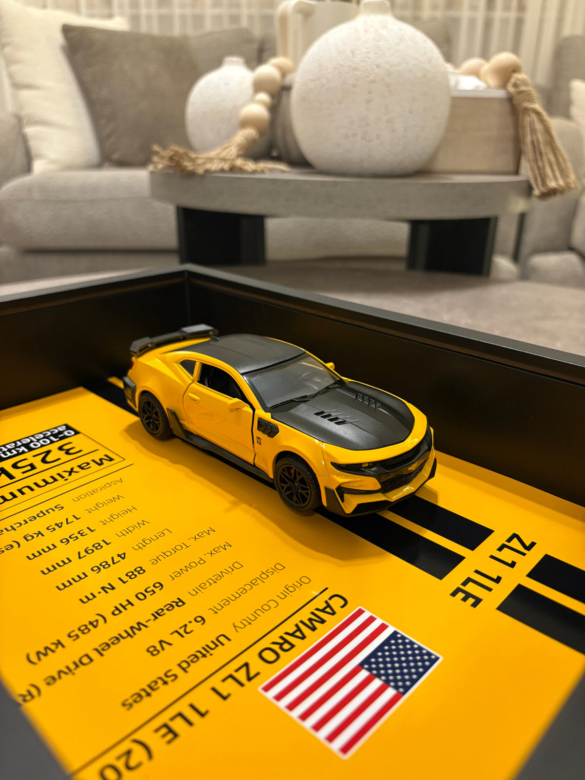 Chevrolet Camaro ZL1 1LE – 3D Diecast Wall Art Display - 32cm x 23cm - Photo 5 | Pinky Promise