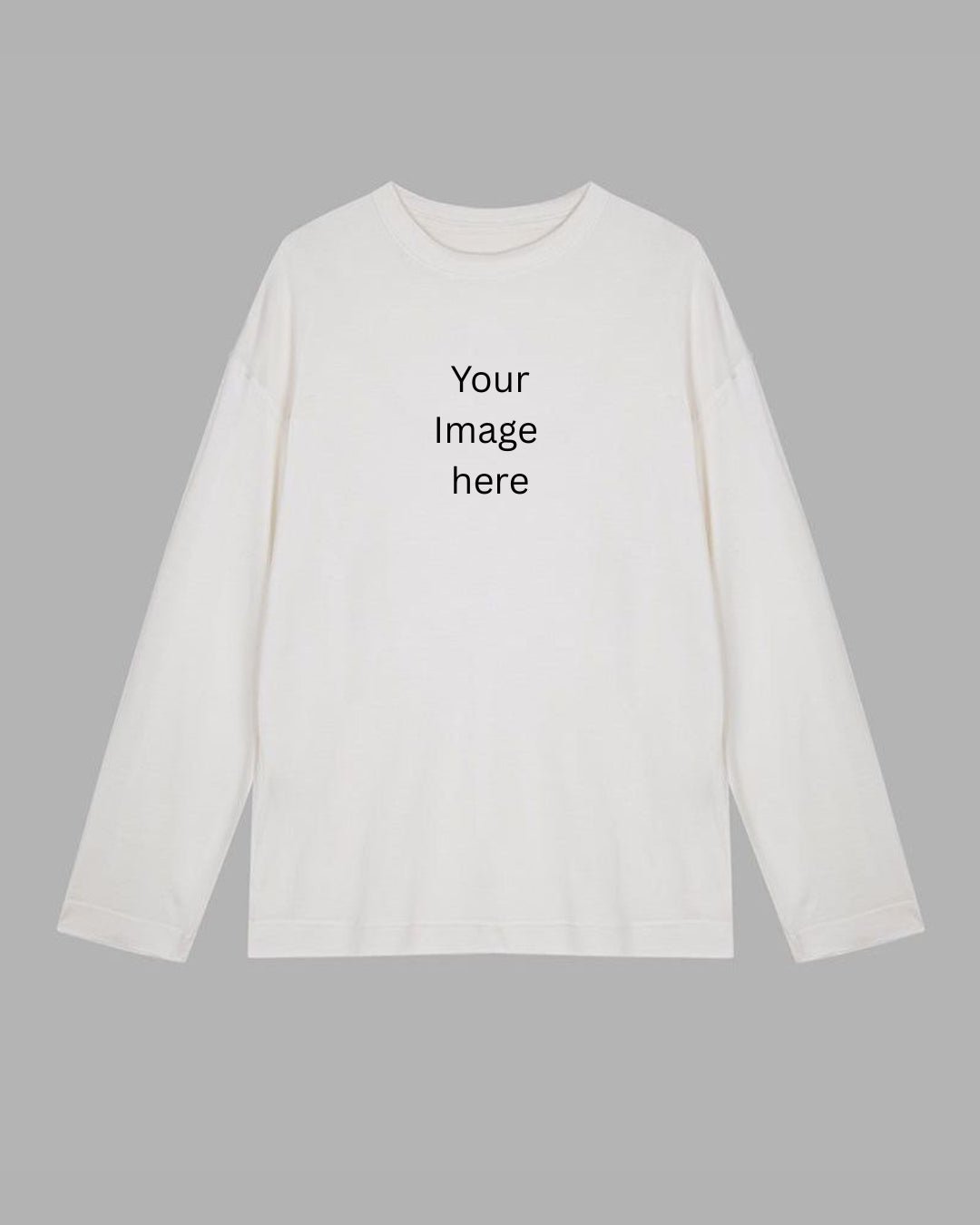 Buy Custom Image Long Sleeve Cotton T-shirt at Pinky Promise