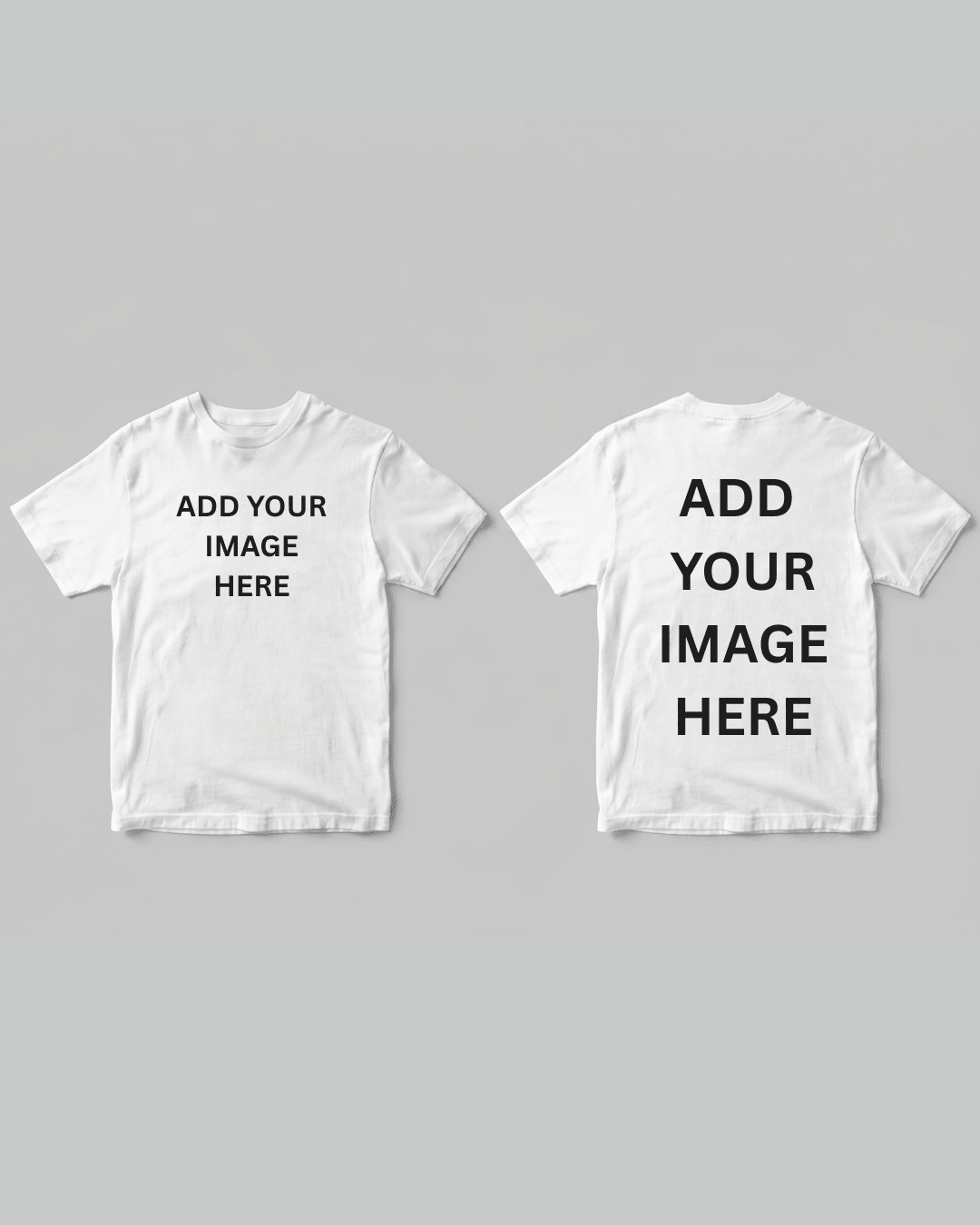 Custom Image T-shirt - Front and Back | Pinky Promise
