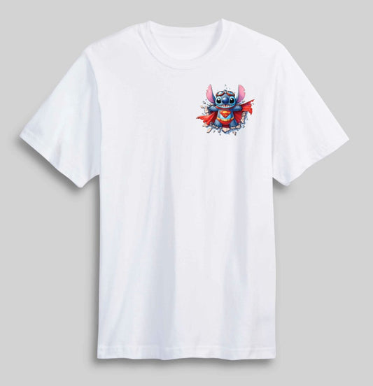 superman stitch t-shirt Kids Sizes