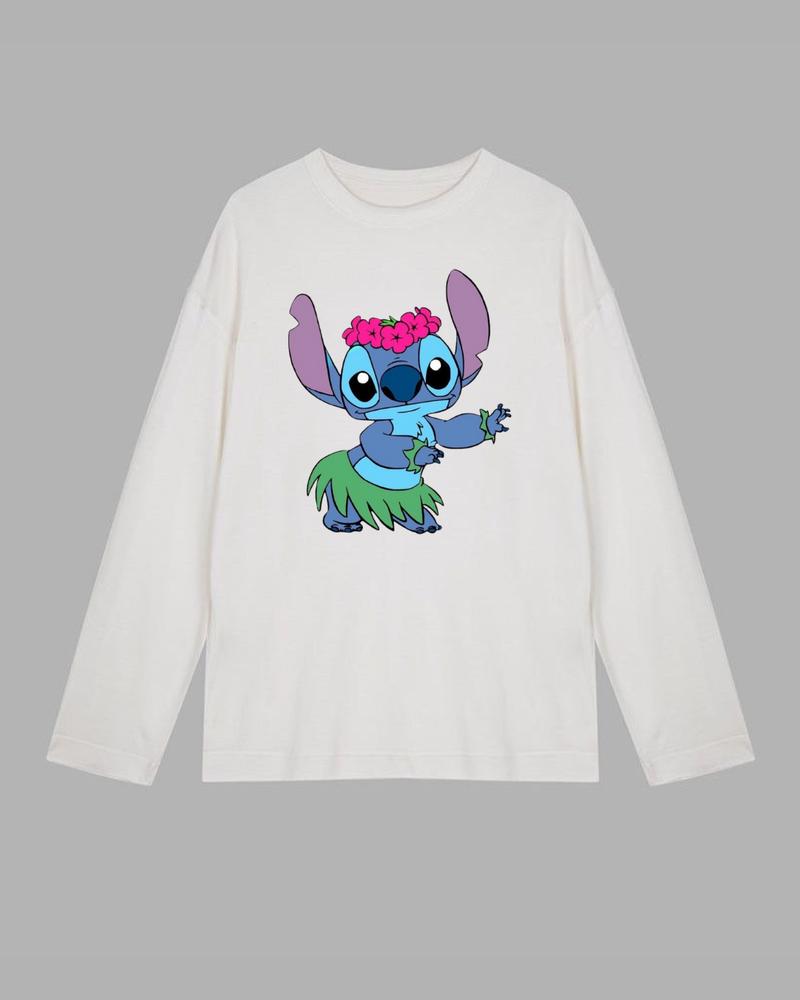 Buy Dancing Stitch Long Sleeve Cotton T-shirt at Pinky Promise
