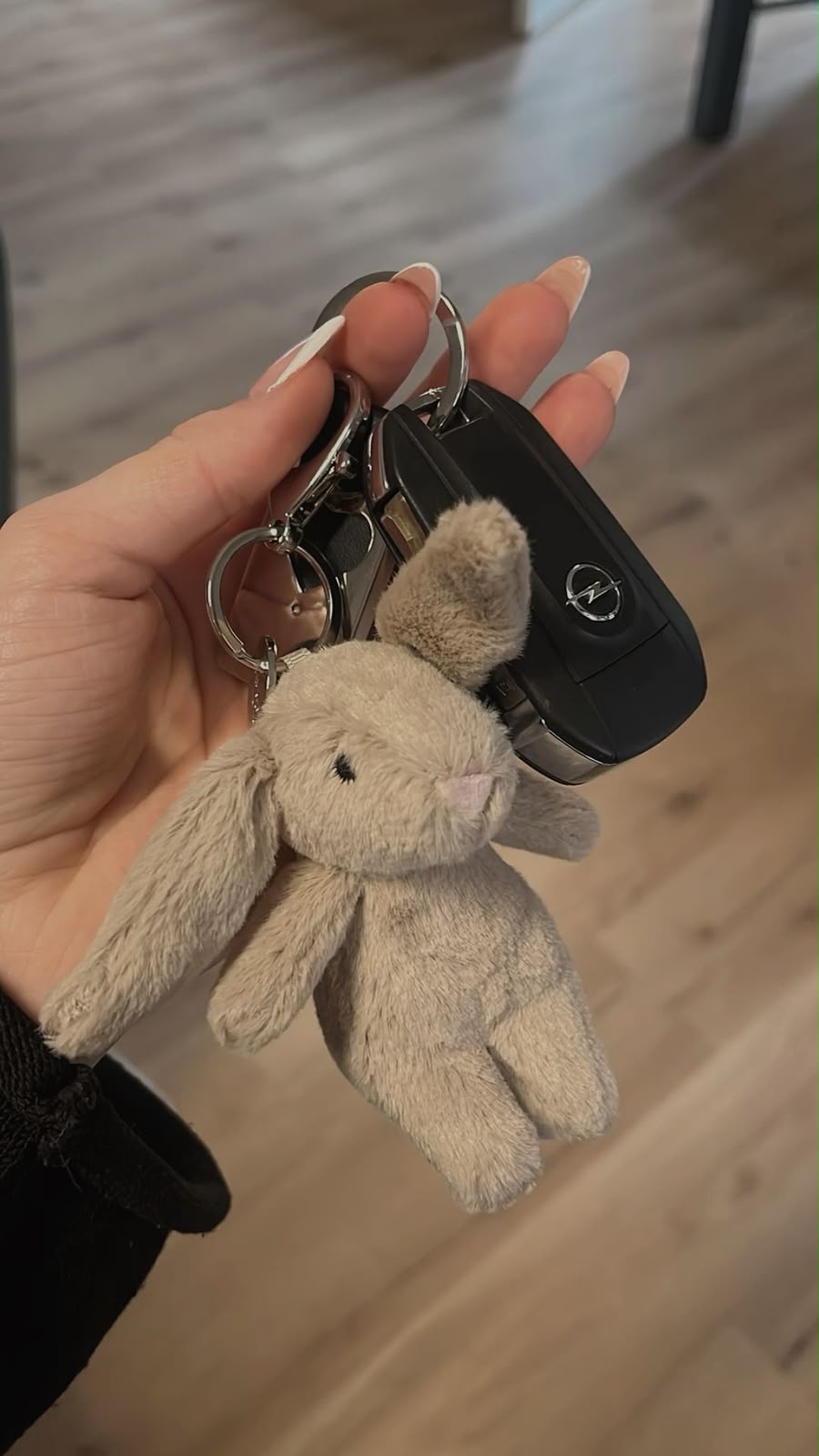 Mini Bunny plush keychain - 10 cm