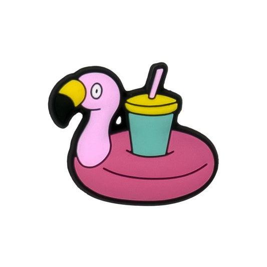 Buy Flamingo cup holder charm at Pinky Promise