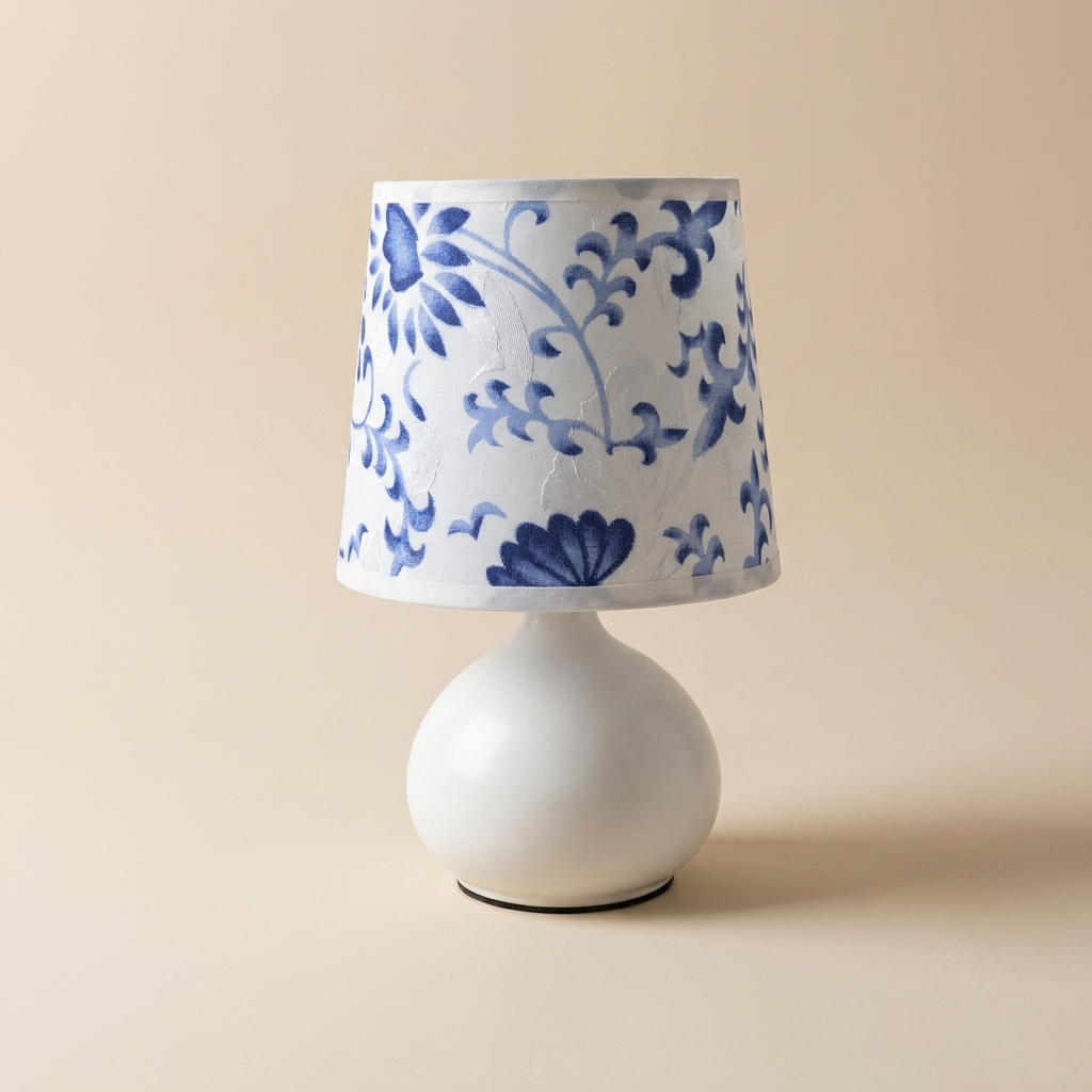 Buy Floral blue and white table Lamp at Pinky Promise