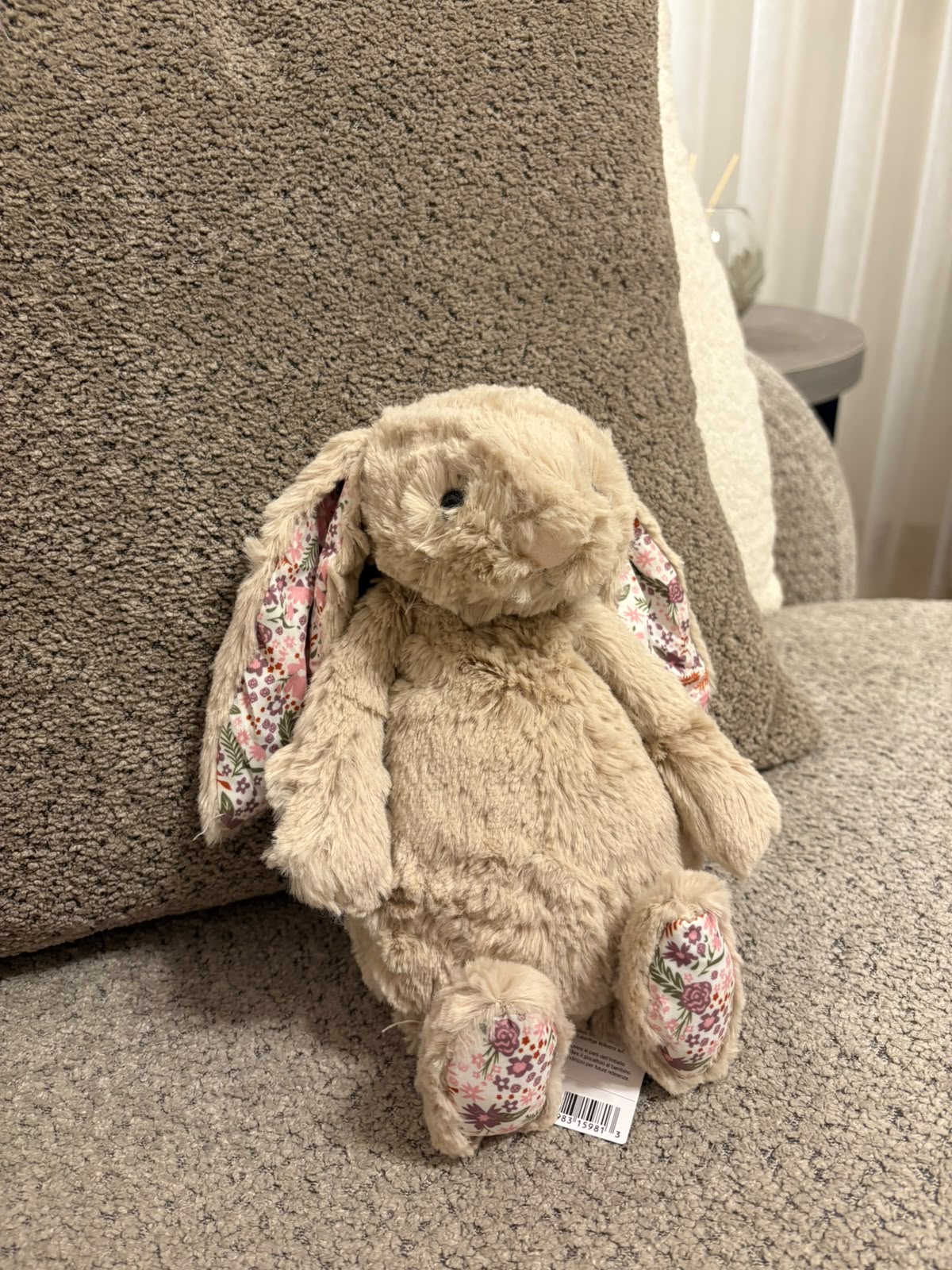 Floral Bunny plush - Biege - 30 cm - Photo 7 | Pinky Promise