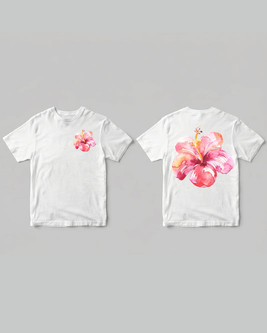 Buy Flower Summer T-shirt - Front and back at Pinky Promise