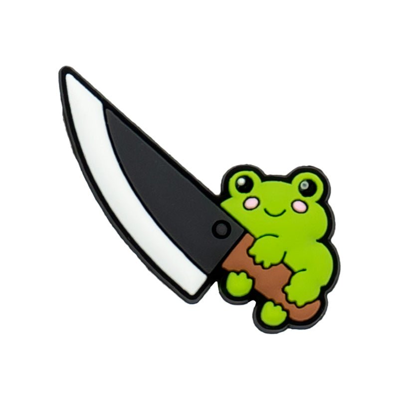 Buy Frog Holding Knife charm at Pinky Promise