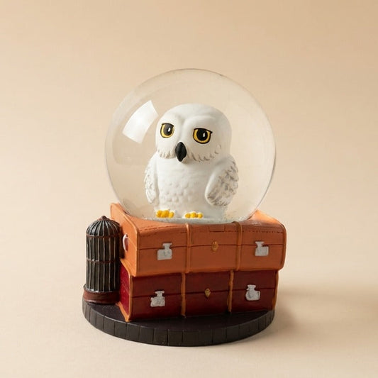 Buy Harry Potter Hedwig Owl 9cm Mini Snow Globe – Luggage & Bird Cage Base Desk Decor at Pinky Promise