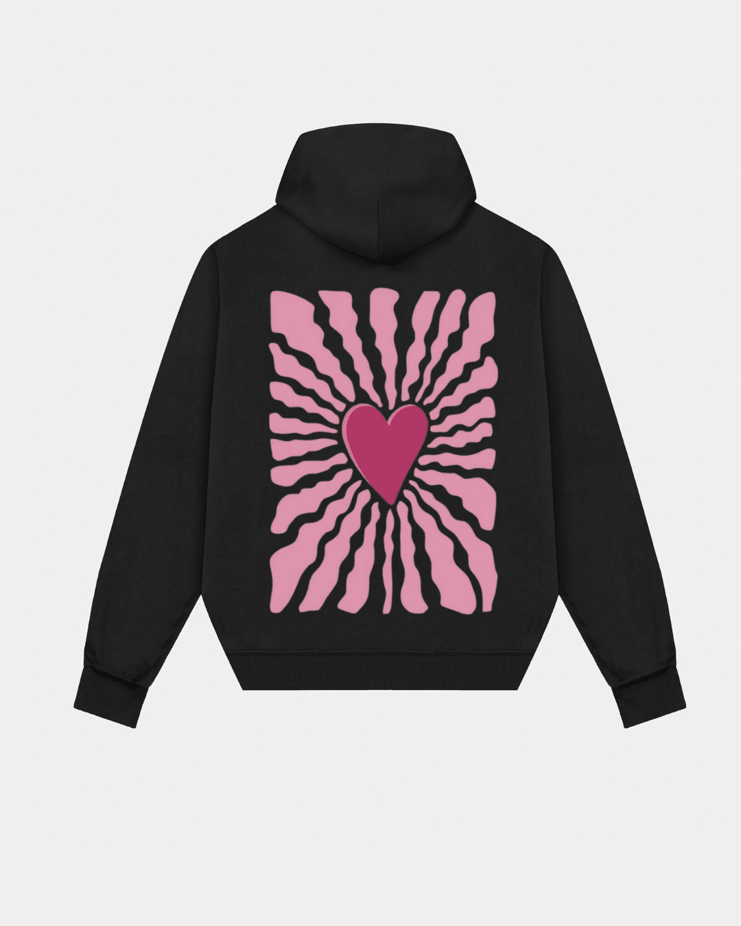 Heart hoodie - Back print - Photo 6 | Pinky Promise