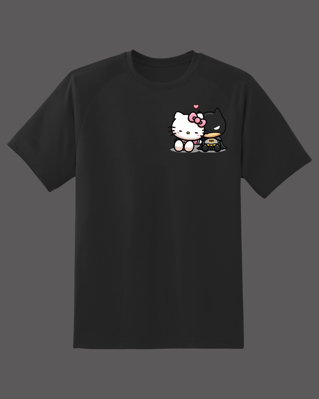 Hello kitty and batman T-shirt | Pinky Promise