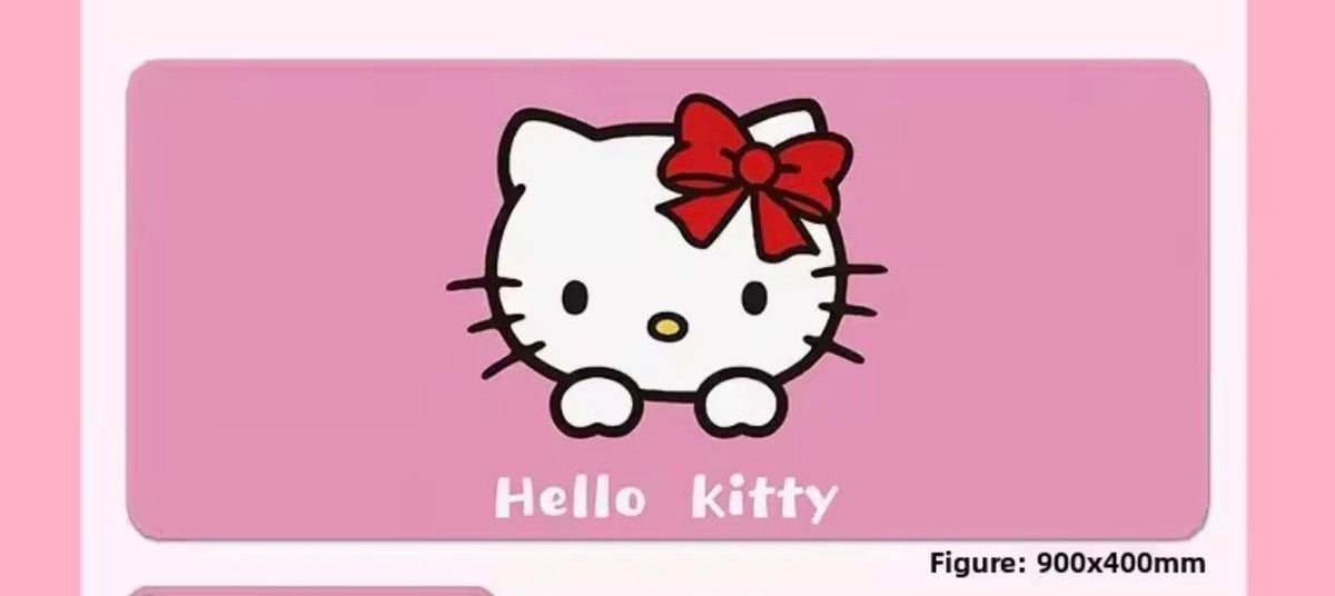 Hello kitty desk mat ( 90cm * 40cm ) - Close Up | Pinky Promise