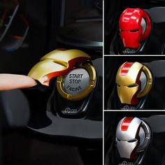Iron man car start button cover - Pinky Promise