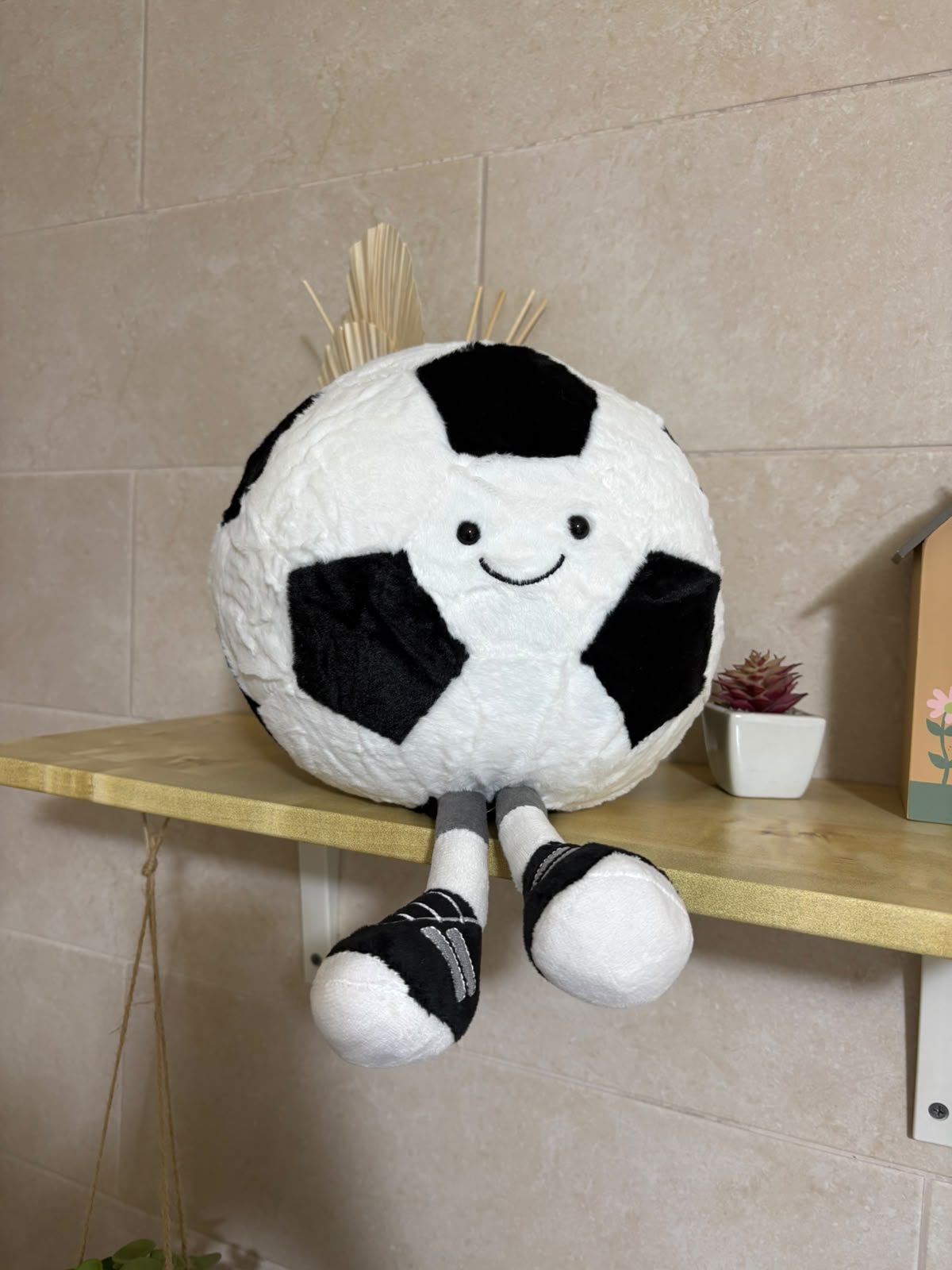 Kawaii Sports Ball Plushies – Basketball & Football - 30 cm - Photo 10 | Pinky Promise