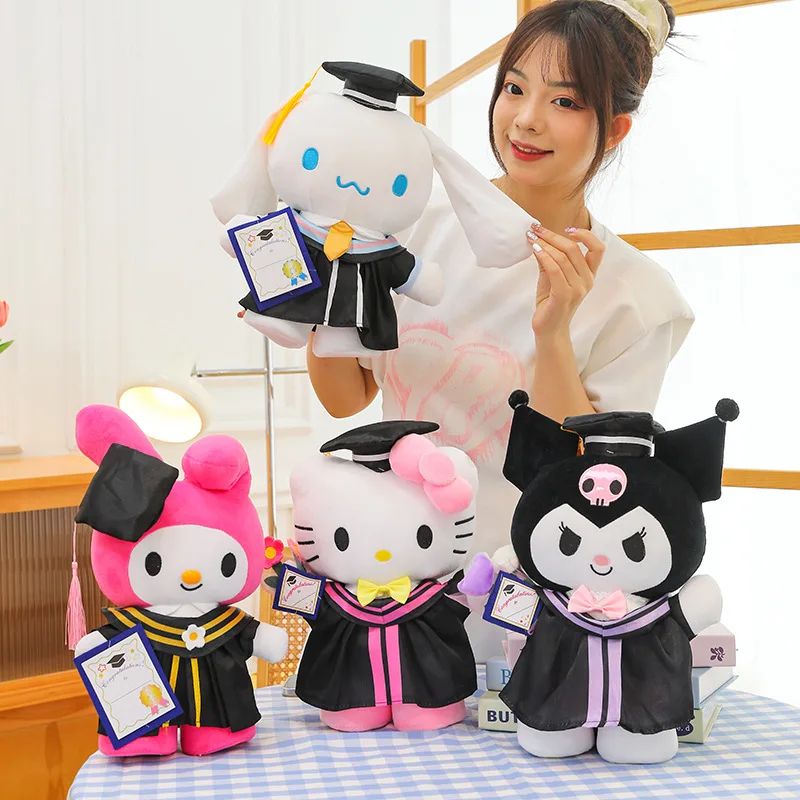 Kuromi graduation Plush - Photo 6 | Pinky Promise