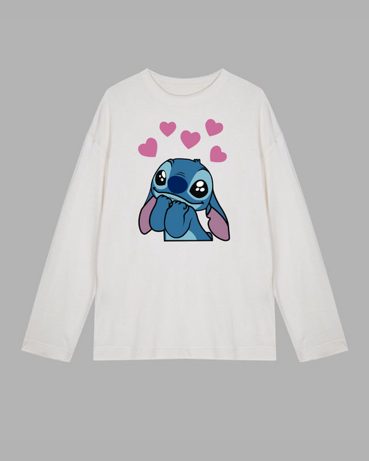 Buy Long Sleeve stitch Cotton T-shirt at Pinky Promise