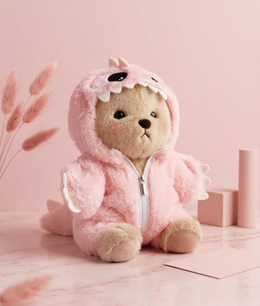 Love Me Bear Plush Toy – 28 cm - Photo 5 | Pinky Promise