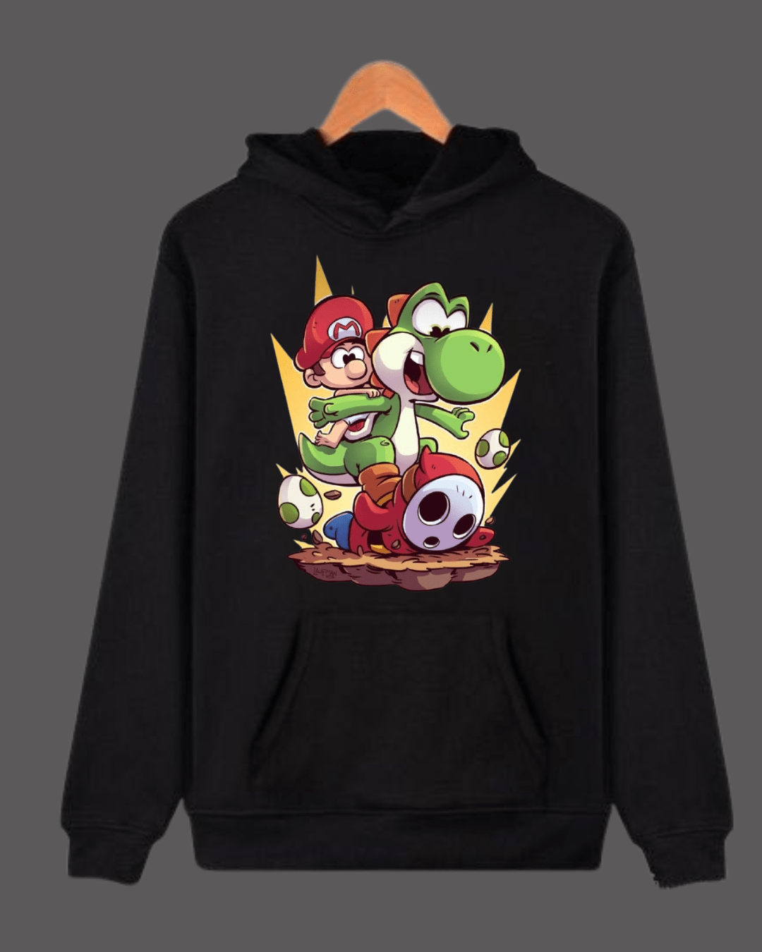 Mario Hoodie Kids Sizes | Pinky Promise