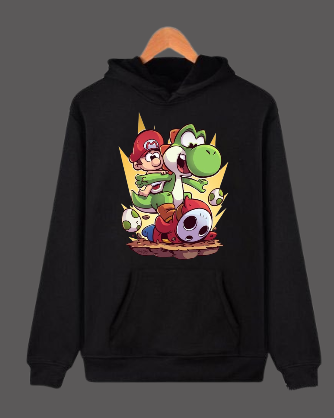 Mario Hoodie Kids Sizes | Pinky Promise