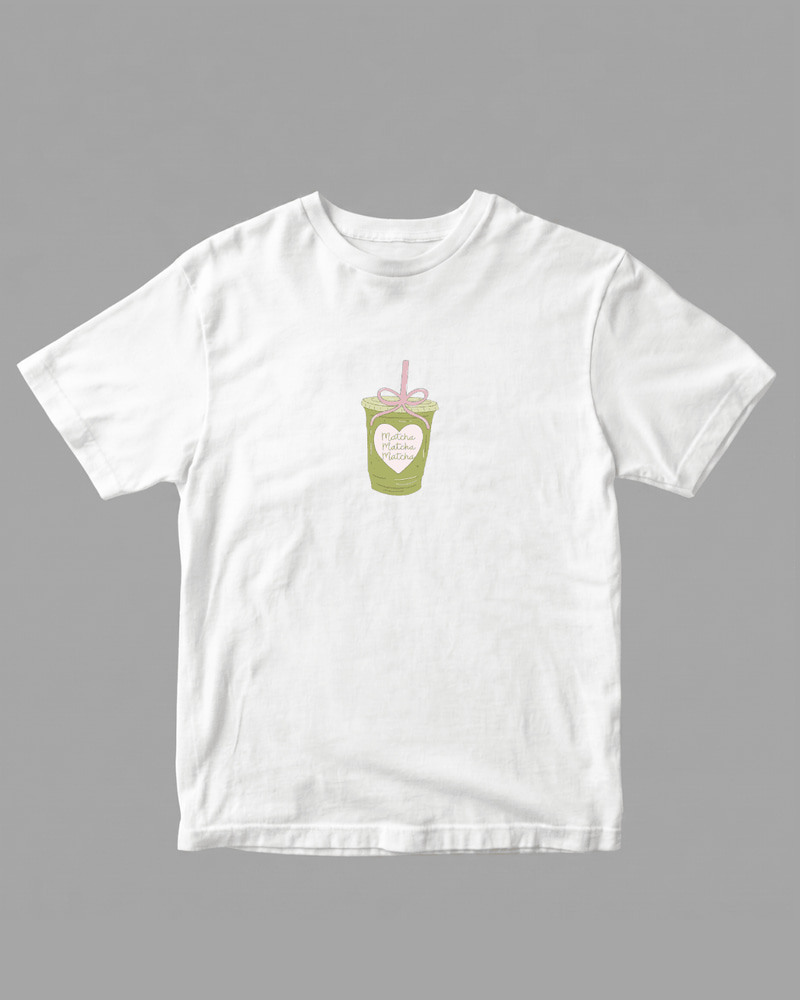 Matcha T-shirt - Close Up | Pinky Promise