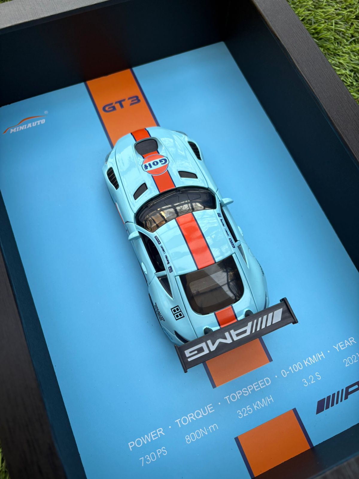Mercedes - AMG GT3 – 3D Framed Diecast Wall Art (32cm x 23cm) - Photo 7 | Pinky Promise