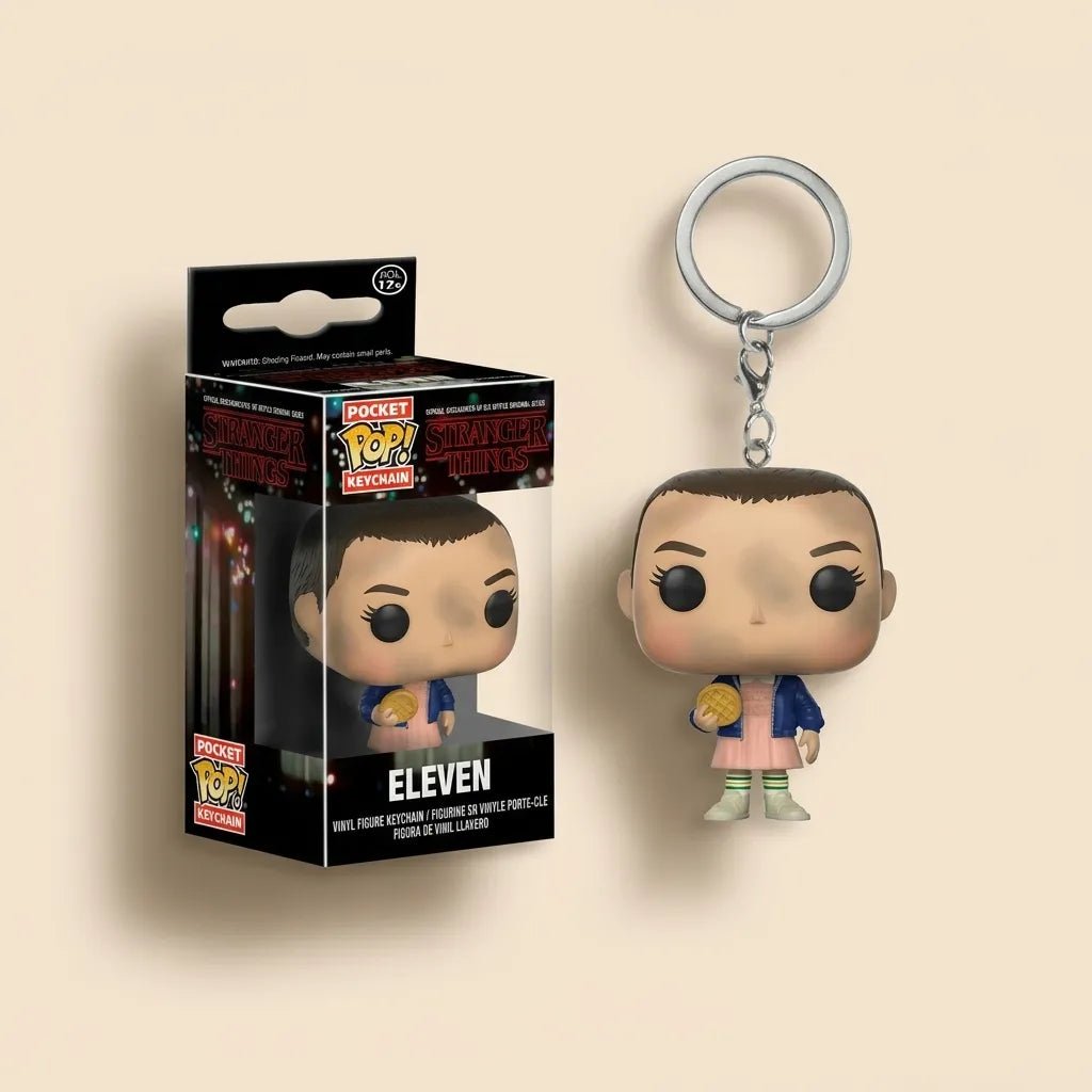 Miniature Vinyl Figure Keychain: Stranger Things - Eleven (Shaved Head Edition) - Pinky Promise