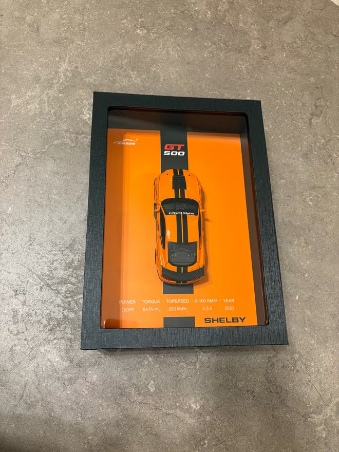 Mustang Shelby GT500 3D Shadow Box Wall Art (Orange) – 32cm x 23cm - Photo 11 | Pinky Promise