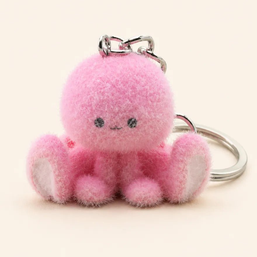 Octopus fuzzy keychain - Pinky Promise