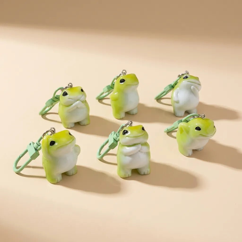 One RANDOM Frog keychain - Pinky Promise
