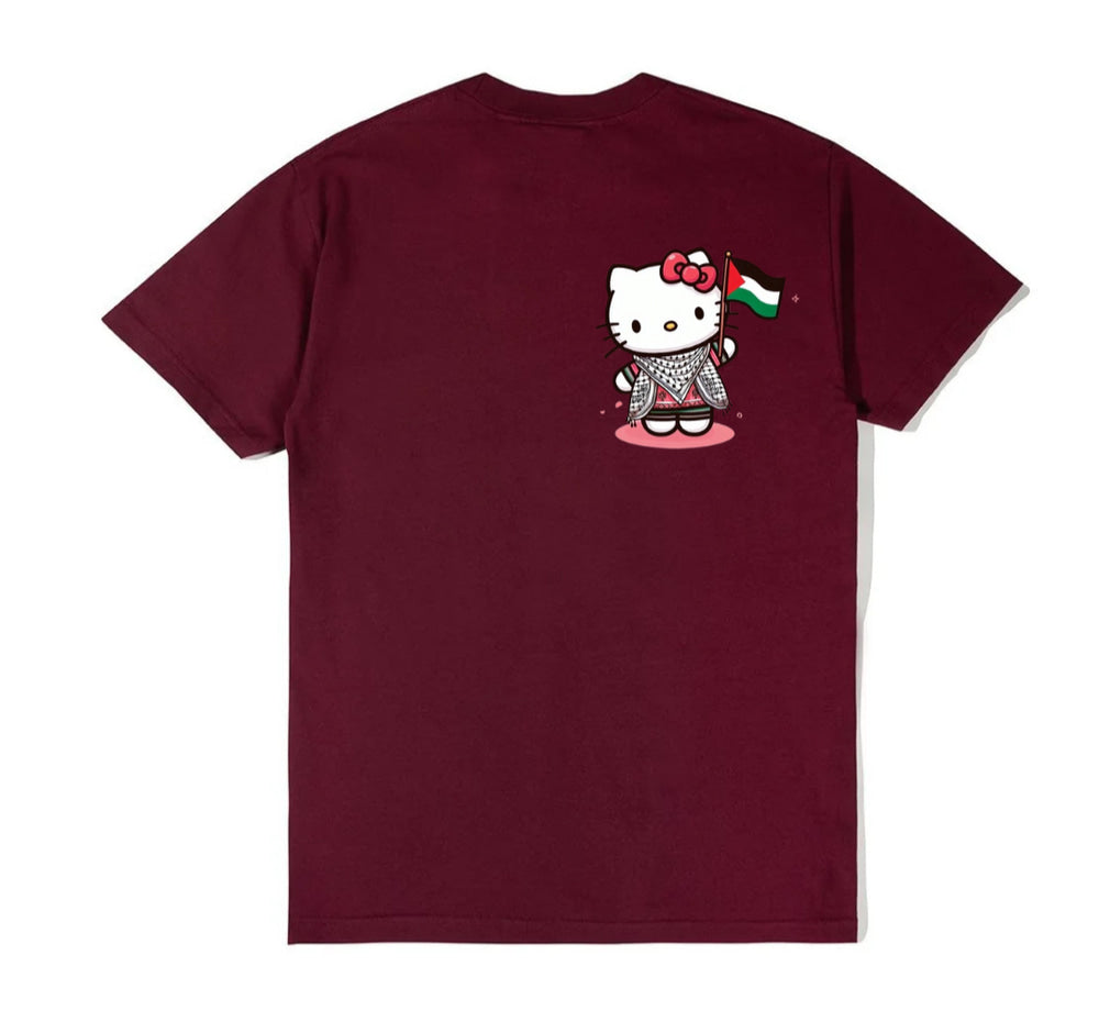 Buy Palestinian Hello kitty T-shirt at Pinky Promise