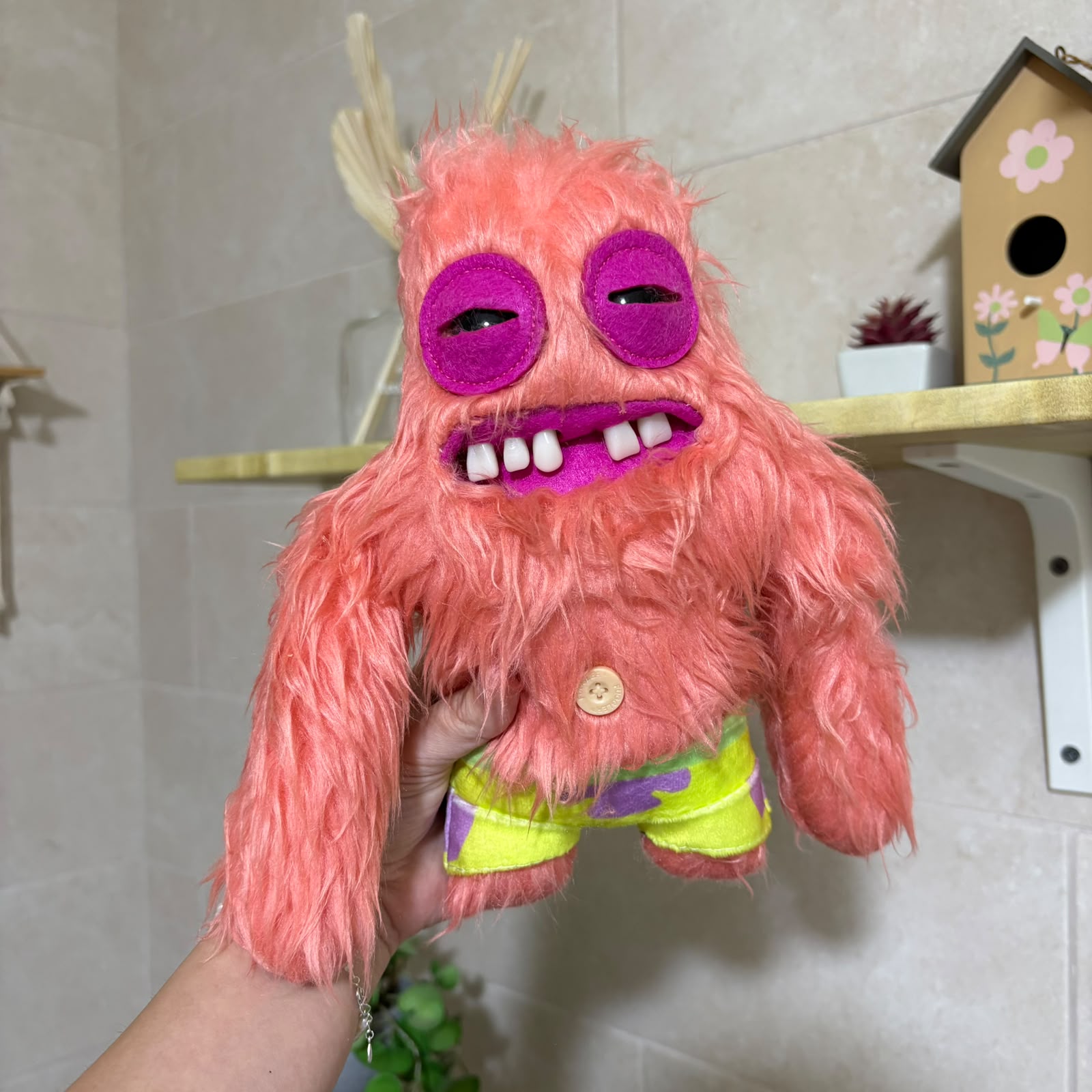 Patrick Spongebob funny ugly monster plushy - Close Up | Pinky Promise