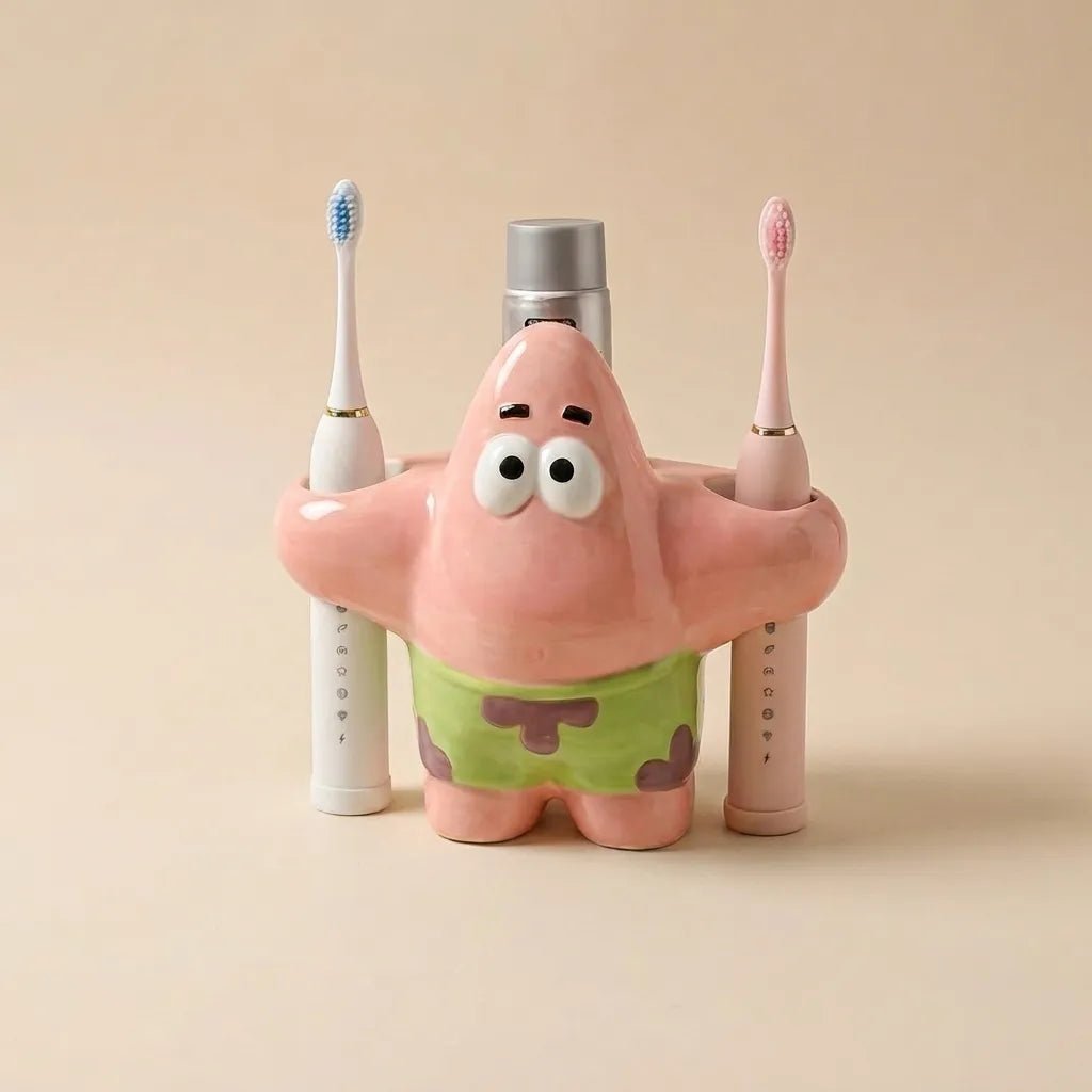 Patrick Star Toothbrush & Toothpaste Holder - SpongeBob SquarePants - Pinky Promise