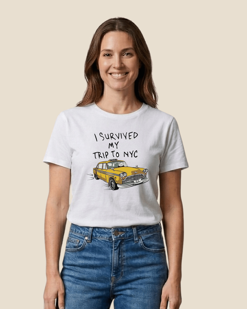 Peter parker - spiderman - I survived my trip to NYC - t-shirt - Pinky Promise