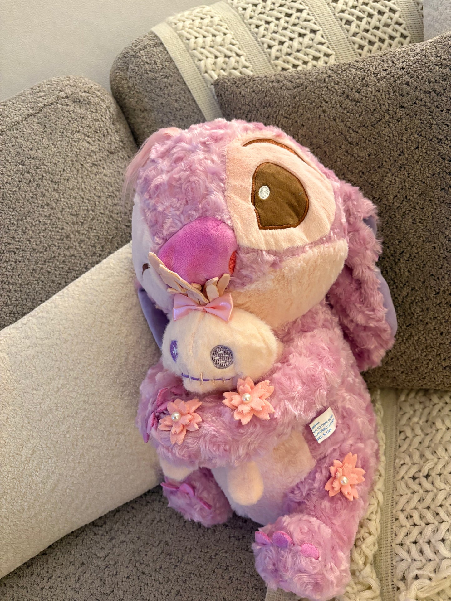 pink stitch ( angel ) plush toy - 40 cm - Photo 7 | Pinky Promise