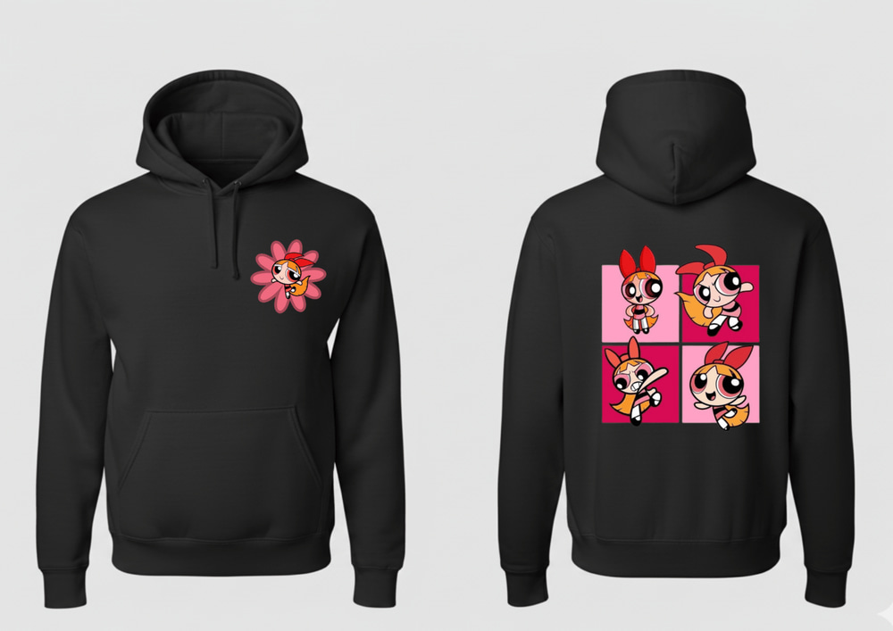 powerpuff gilds Hoodie - Kids Sizes - Photo 7 | Pinky Promise