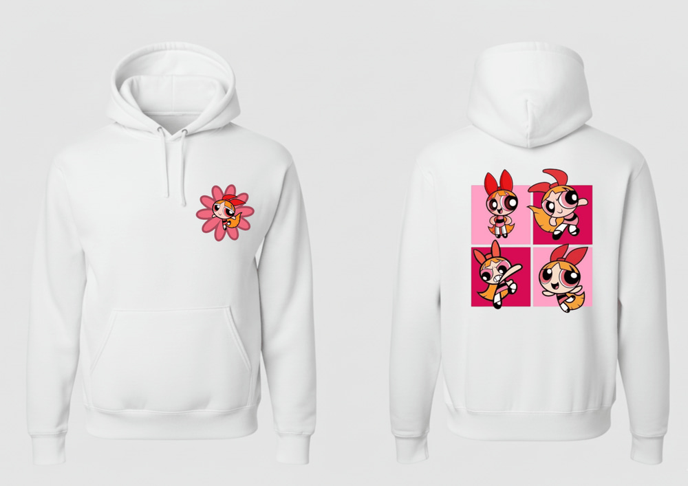 powerpuff gilds Hoodie - Kids Sizes - Photo 6 | Pinky Promise