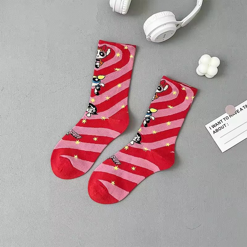 PowerPuff girls socks - Photo 6 | Pinky Promise